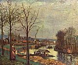 Lavoir de Pontoise 1872 by Camille Pissarro